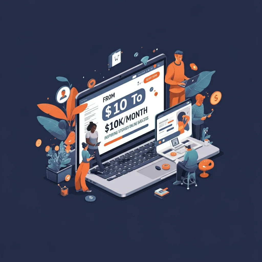 From $0 to $10K/Month: Inspiring Stories of Online Success